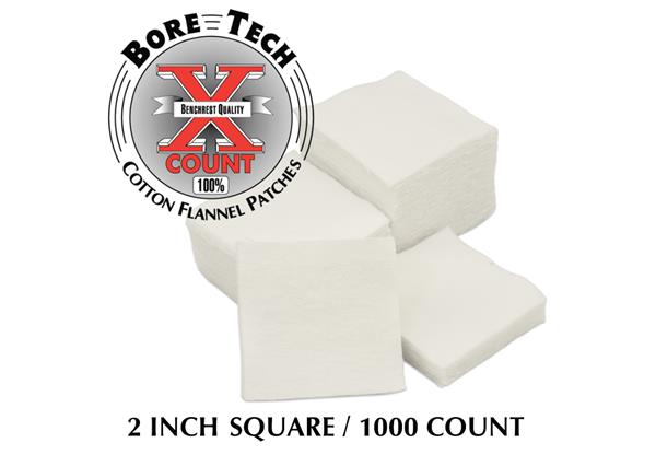 Bore Tech Patch 2" Square -1000/Bag