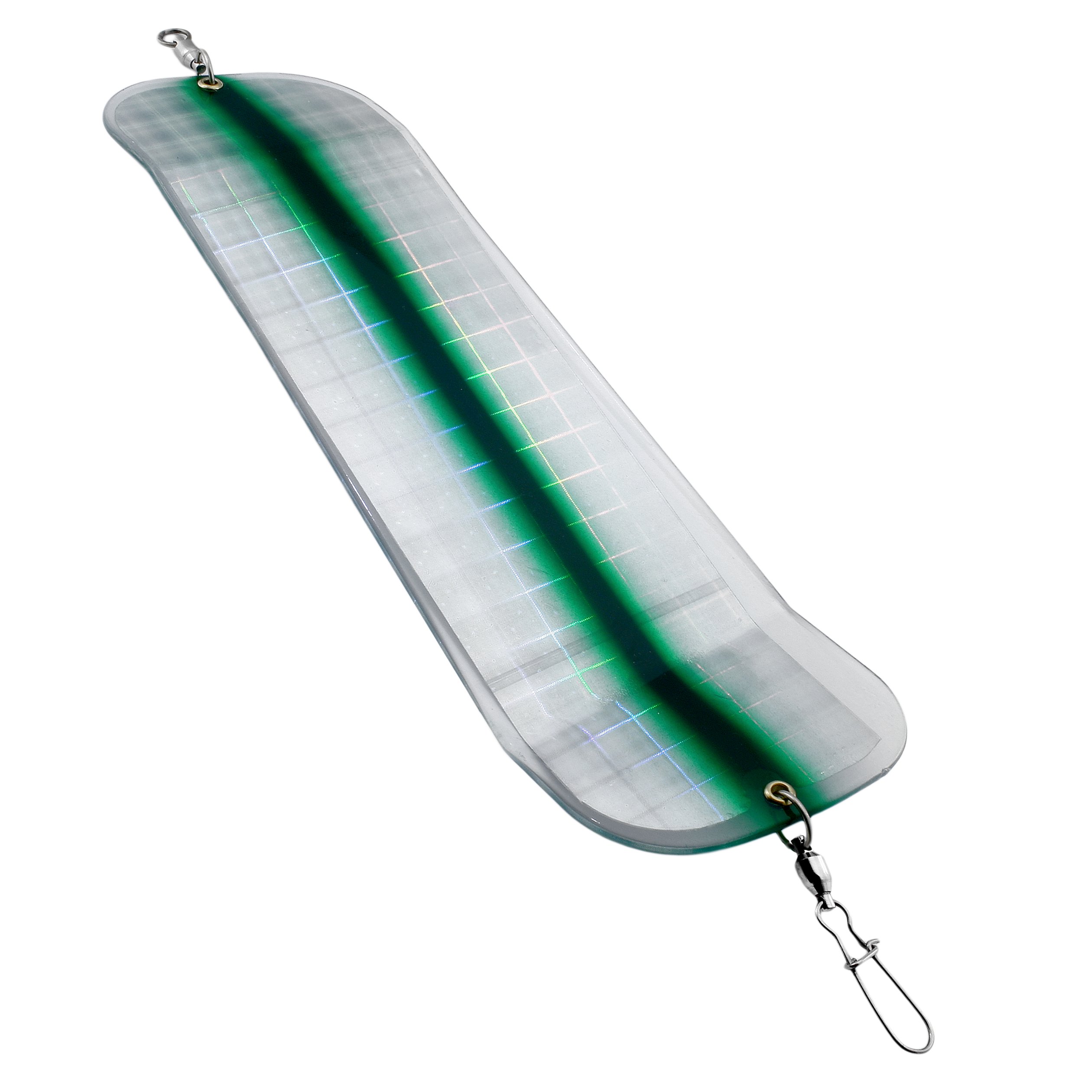Gibbs HighLiner Rotating Flasher #1, 11"x 3.5", UV Green Stripe