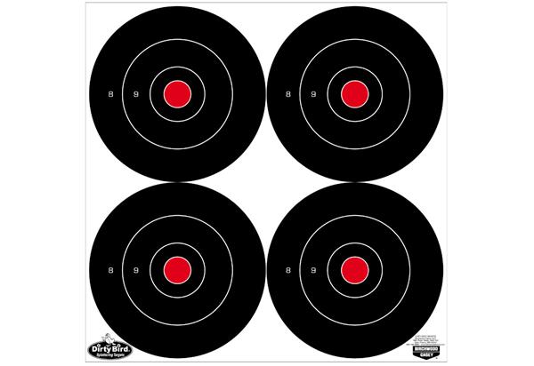 Birchwood Casey Dirty Bird 6" Bull's-Eye Target