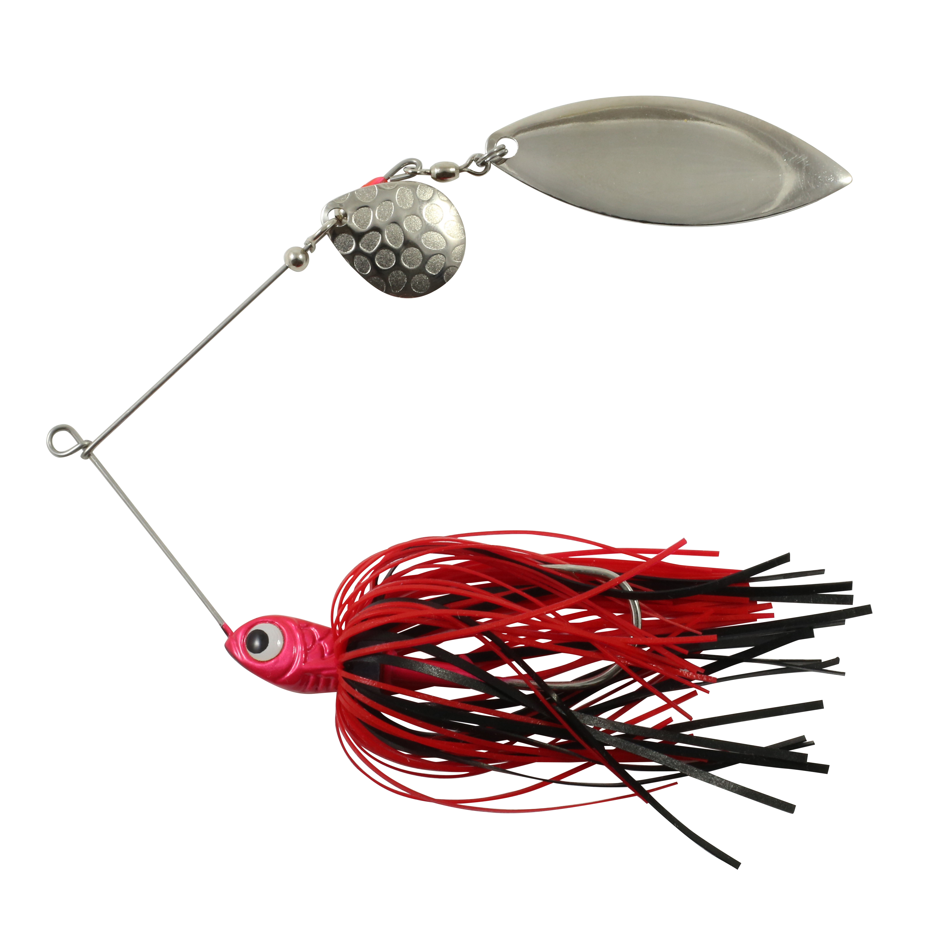 Northland Reed-Runner Tandem Spin, 4", 3/8 oz, #4/0 Hk, 1/Pk, Red Shad