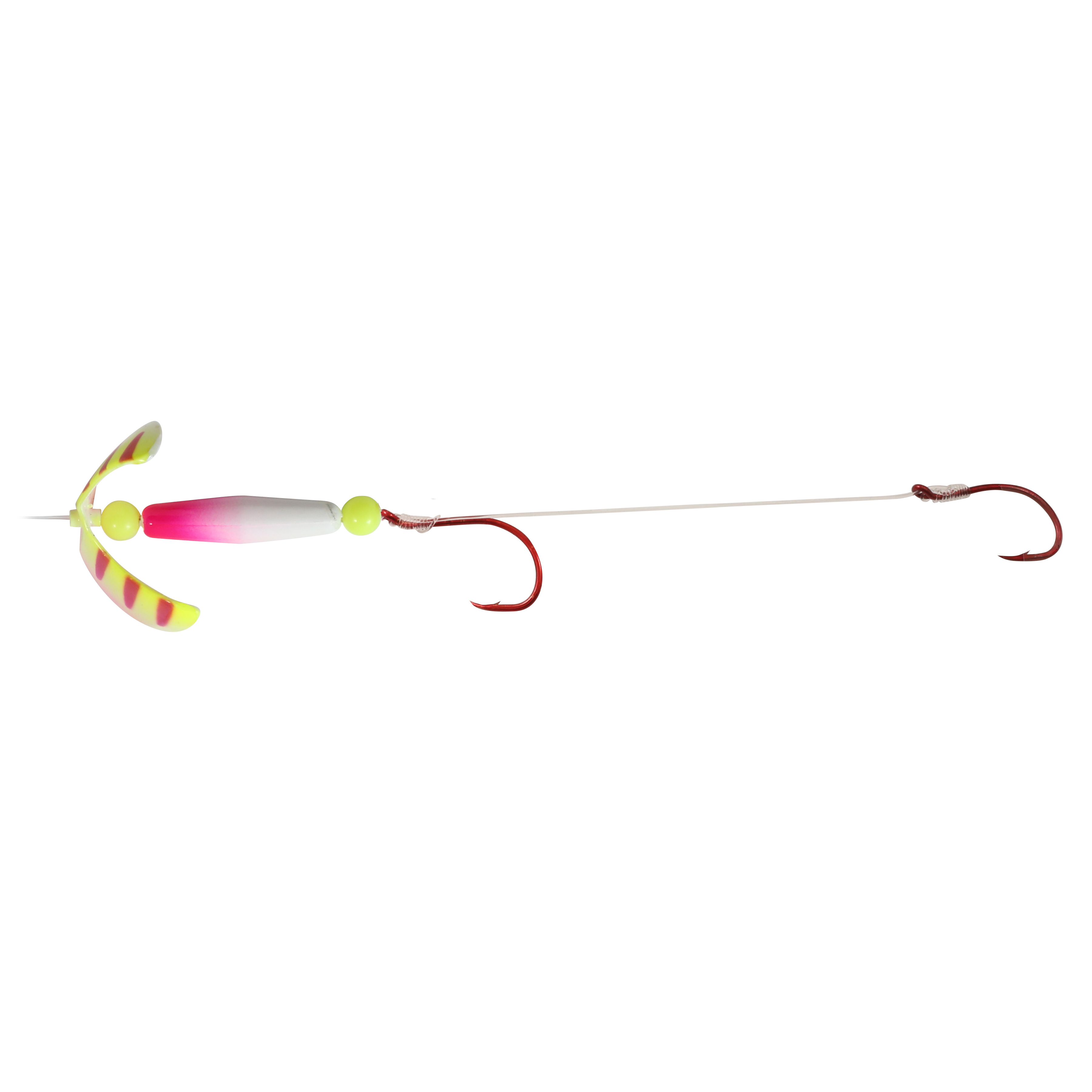 Northland Butterfly Blade Float'N Harness Sz #2, 60" Snell, #2-4Hk, 1/Pk, Pink Lemonade