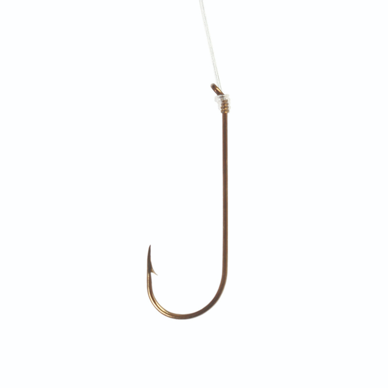 Eagle Claw Aberdeen Live Bait Snelled Hook, #6