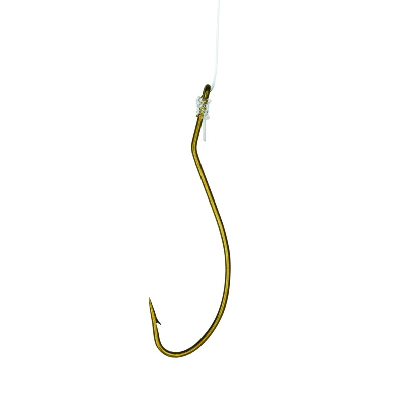 Eagle Claw Live Minnow Snelled Hook, #2