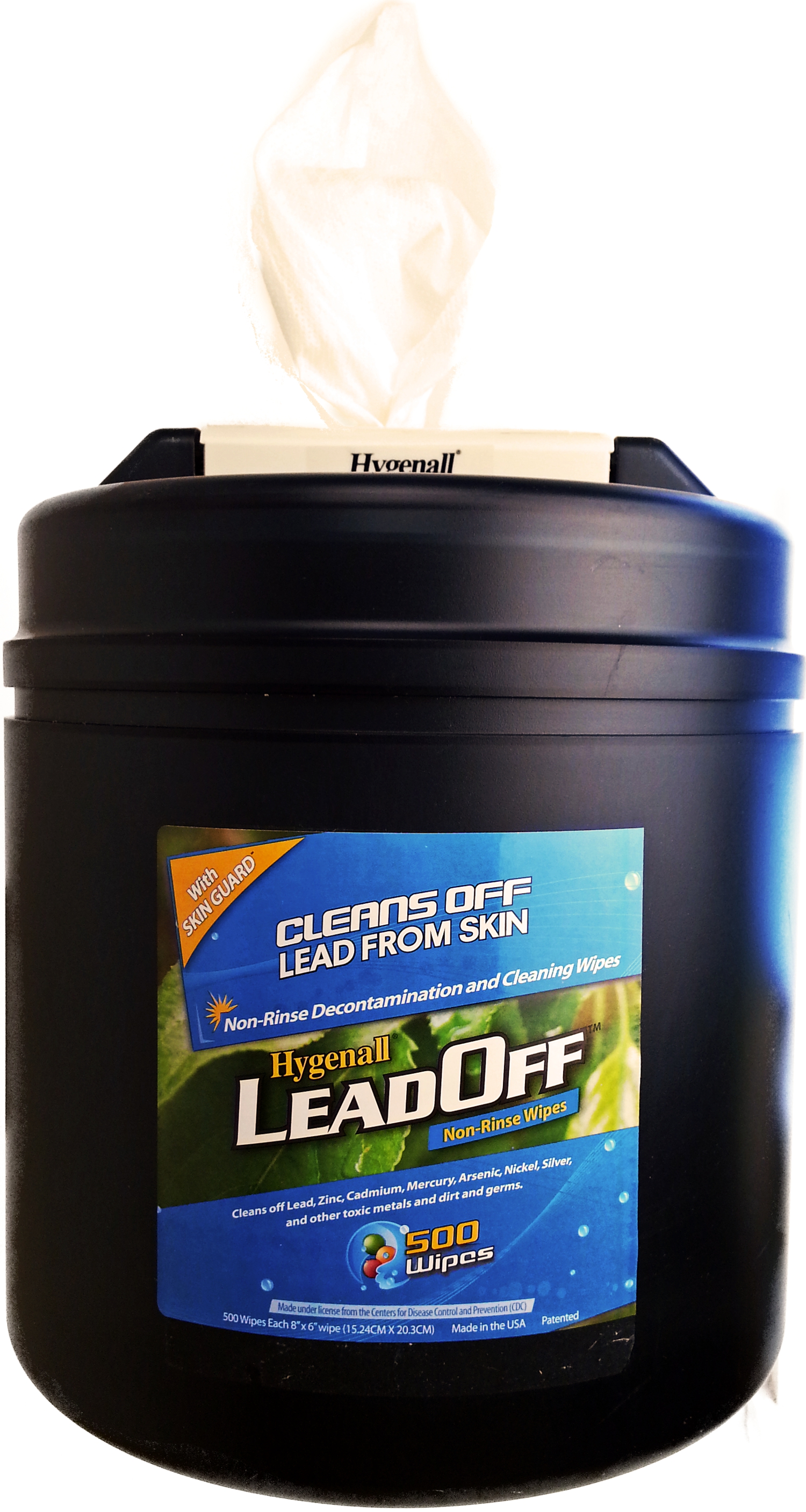 Hygenall LeadOff Wall Mount Dispenser - 500 Wipes