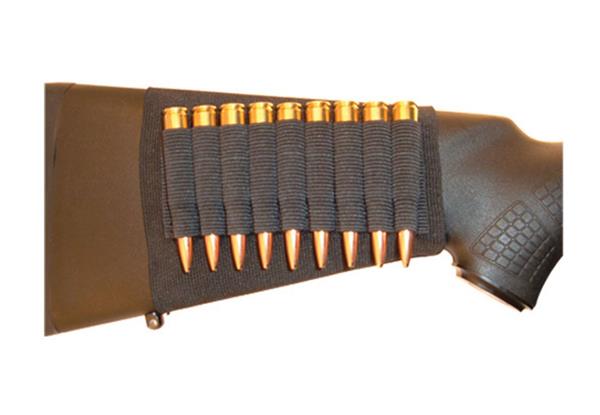 GrovTec Rifle Buttstock Ammo Holder 9 Rounds - Black