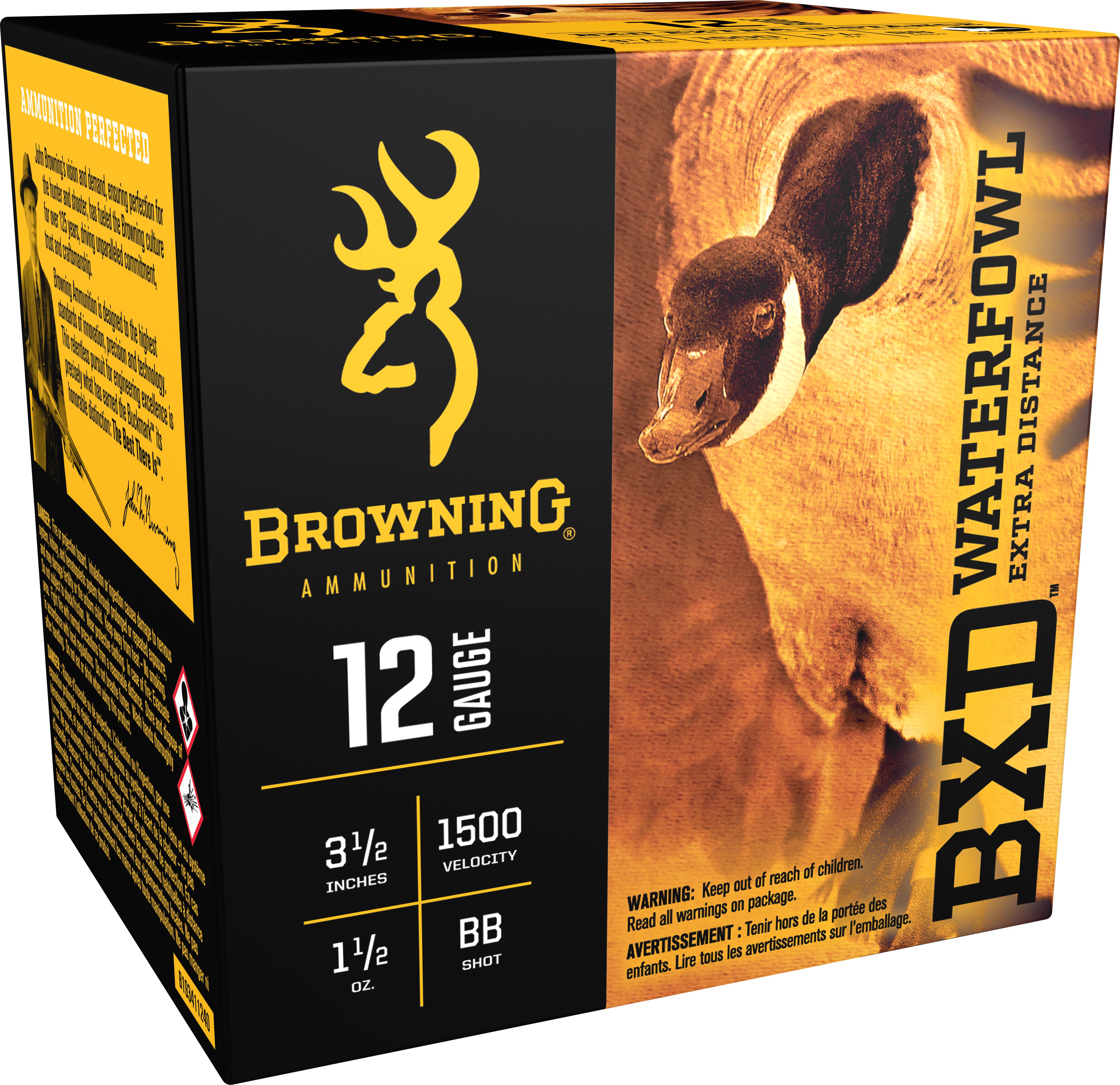 Browning Shotshells 12 Ga 3-1/2" 1-1/2 oz BB BXD
