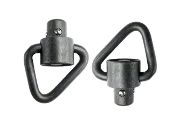 GrovTec Heavy Duty Push Button Swivel Set - Angled Loop Recessed Plunger