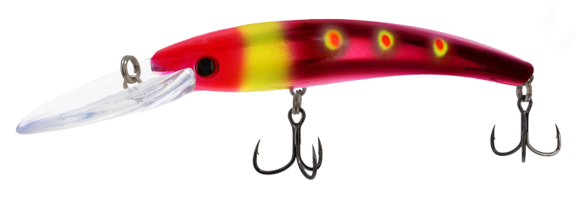 Bill Lewis Precise Walleye Crank Light, 4", 3/8oz, Razzberry Jubilee