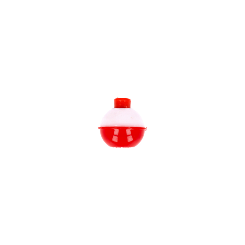Eagle Claw Snap-On Round Float, Red/White 1"