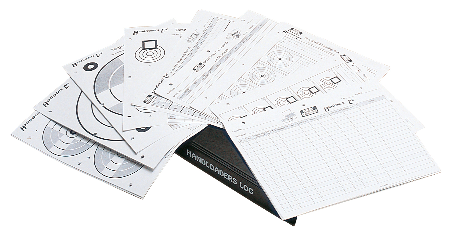 MTM Case-Gard Handloaders Log for Rifle Handgun Shotgun w/ 200 Targets