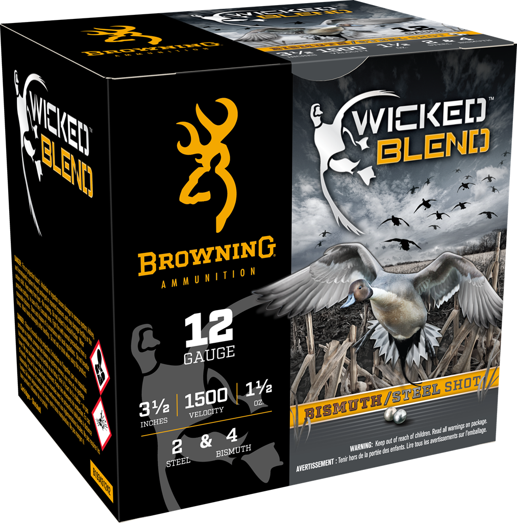 Browning Shotshells 12 Ga 3.5" #2 & #4 1-1/2 oz 1450 FPS