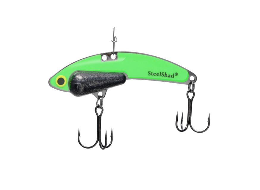 SteelShad Heavy Glow Series, 1/2oz, 2.25", Glow Green