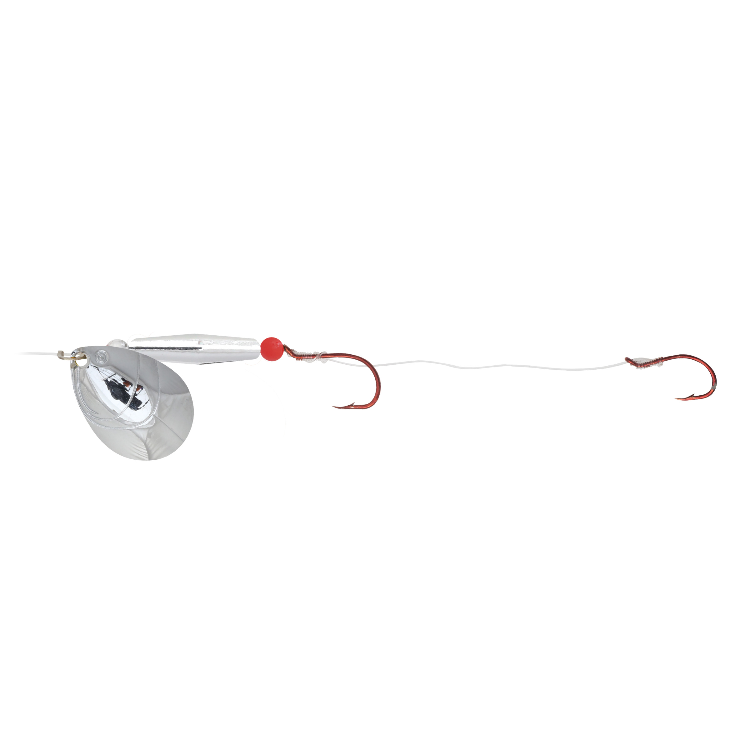 Northland Gravel Grinder Float'N Rig 60" Snell, #6 Indiana, #1-2 Hk, 1/Pk, Silver