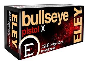 ELEY Bullseye Pistol X 22 LR 40 Gr Ammunition