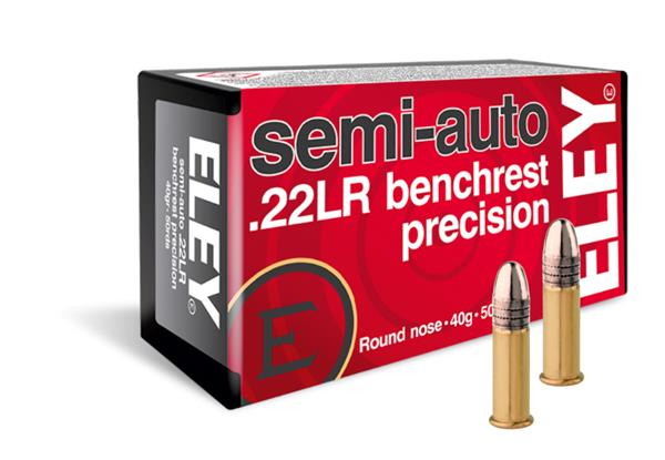 ELEY Semi-Auto Benchrest Precision 22 LR 40 Gr Ammunition