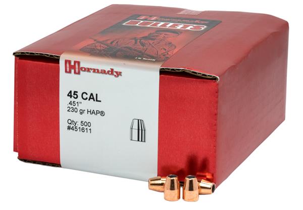Hornady Bullet 45 Cal .451 230 Gr HAP