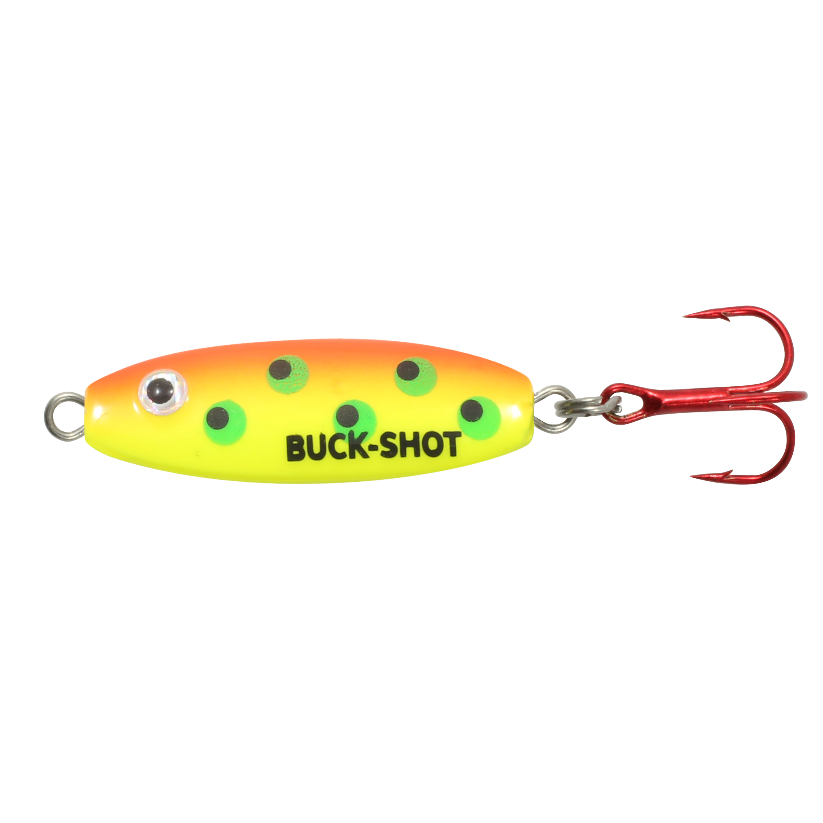 Northland Buck-Shot Rattle Spoon, 1-3/8", 1/8 oz, #8 Hk, 1/Pk, Sneeze