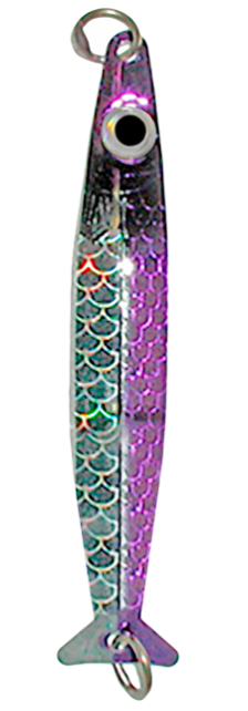 Silver Horde Coho Killer Spoon, 3"x 1/2", UV Purple Haze
