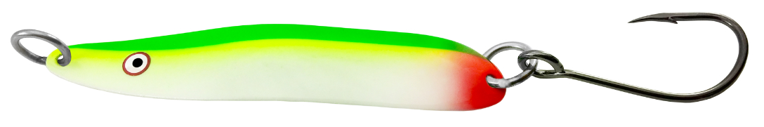Gibbs Skinny G Trolling Spoon, 3 3/4", 1/4 oz, No Bananas/Glow Back