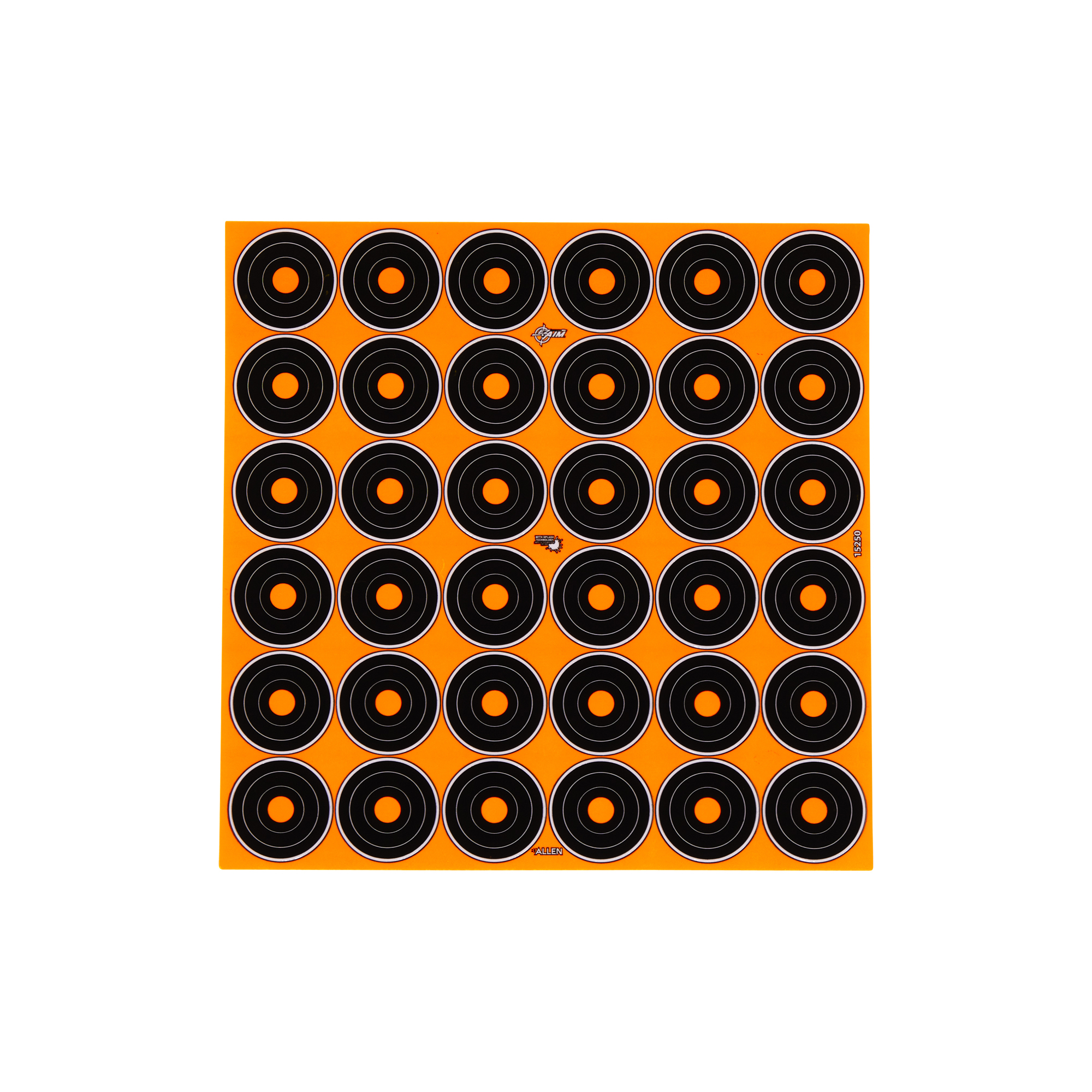 Allen EZ-Aim 1" Adhesive Splash Bull's-Eye Target