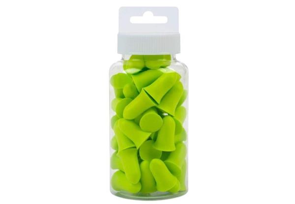 ALLEN ULTRX TAPERED FOAM EAR PLUGS, LIME, 50 PAIR