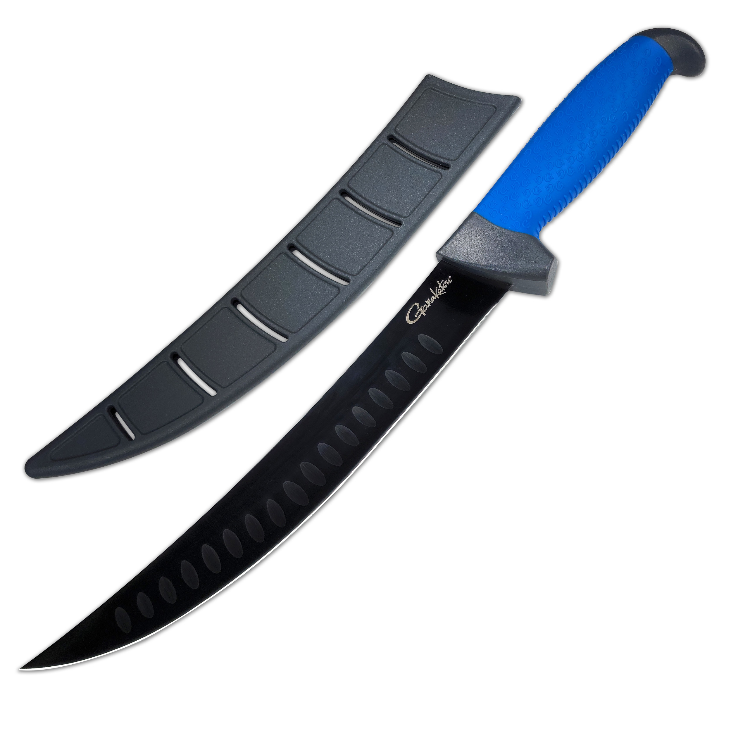 Gamakatsu 9" Fillet Knife Curved, Smoke Finish