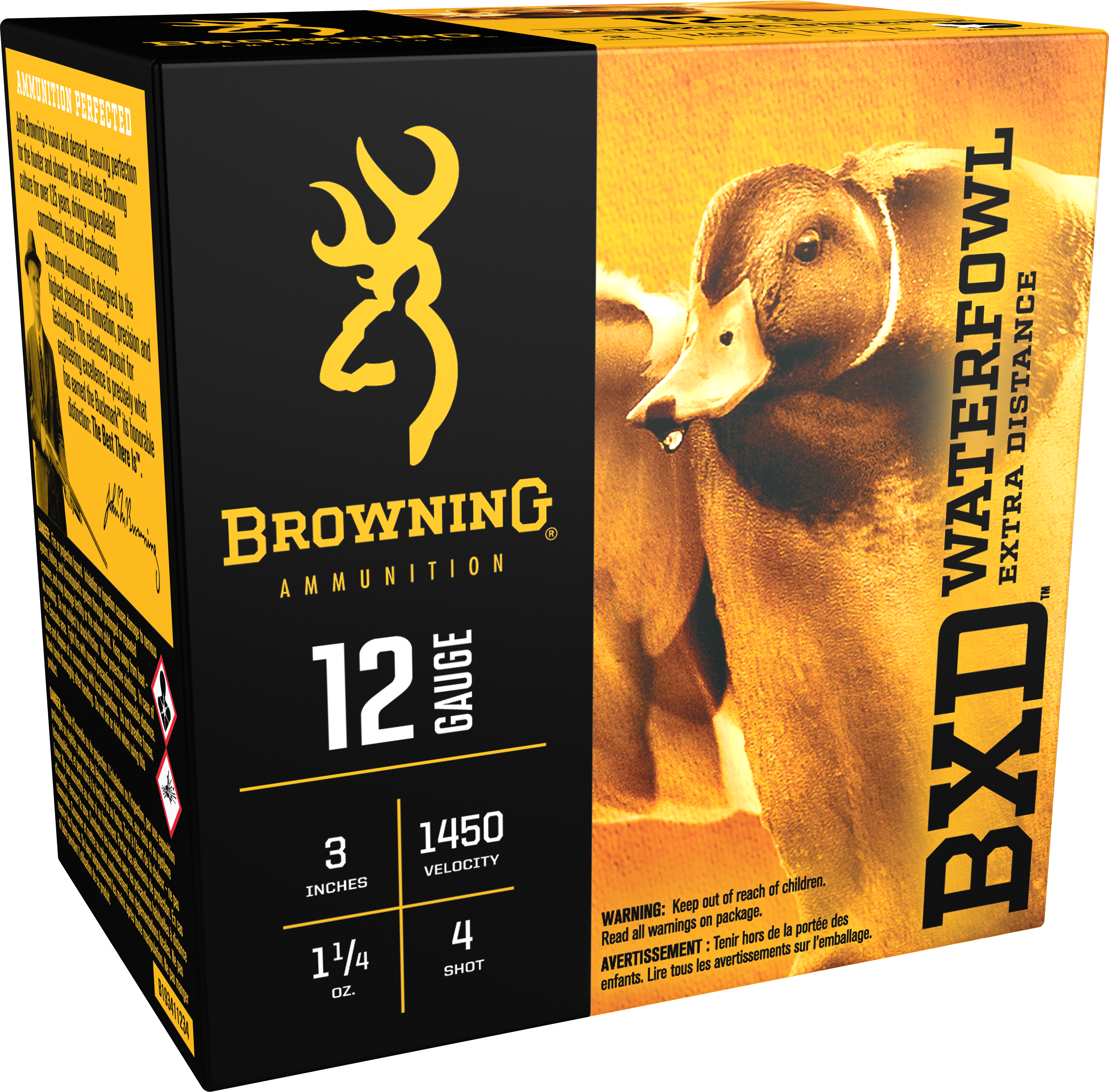 Browning Shotshells 12 Ga 3" 1-1/4 oz 4 BXD