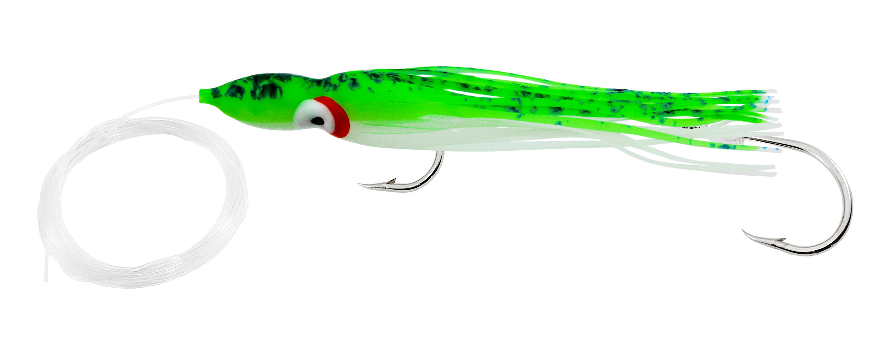 Delta Rigged Squid Hoochy, 4 1/2", Nuclear Reaction