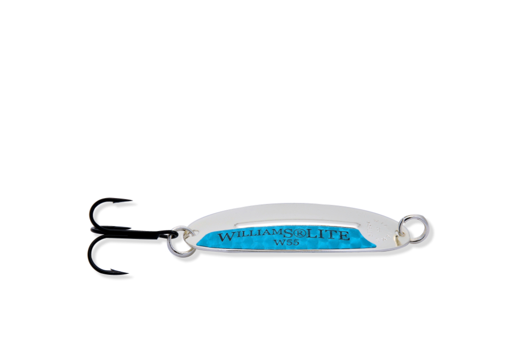 Williams Medium Wabler Lite Spoon 2 5/8'' 1/4 oz-Electric Blue