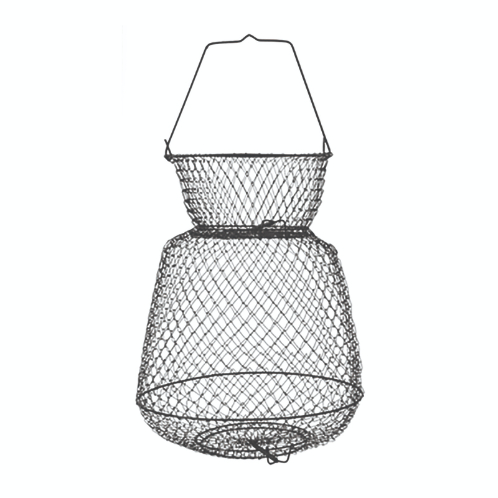 Eagle Claw Fish Basket 13" x 18", Wire, Collapsible , Black 1/Pk