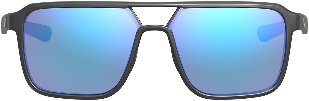 Leupold Bridger Matte Black Blue Mirror Performance Eyewear