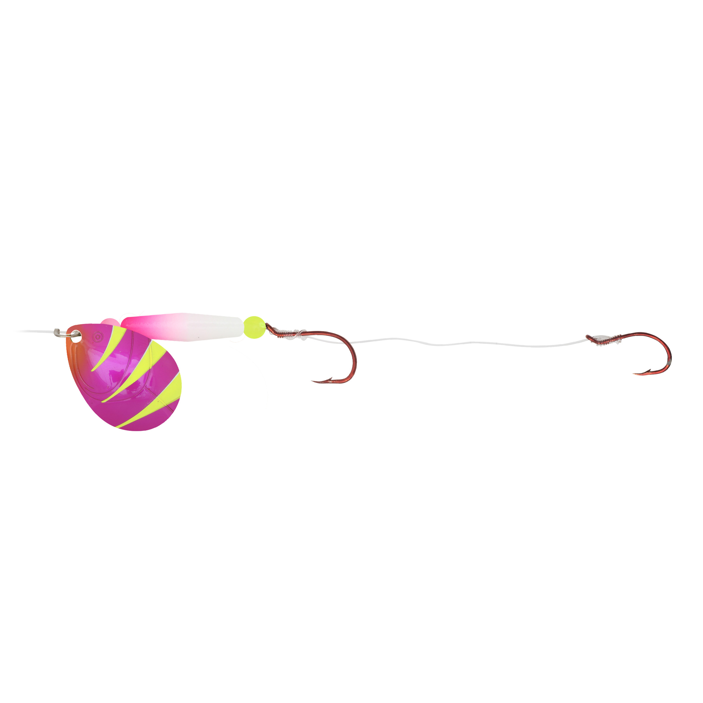 Northland Gravel Grinder Float'N Rig 60" Snell, #4 Indiana, #2-4Hk Metallic Pink Lemonade