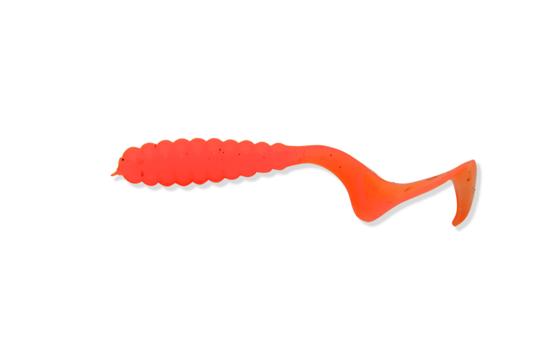 Mister Twister 3" Meeny Curly Tail 25/Pk-Orange