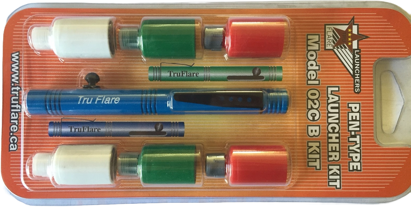TruFlare Pen Launcher Kit - 02C Pen Launcher with 6 Flares