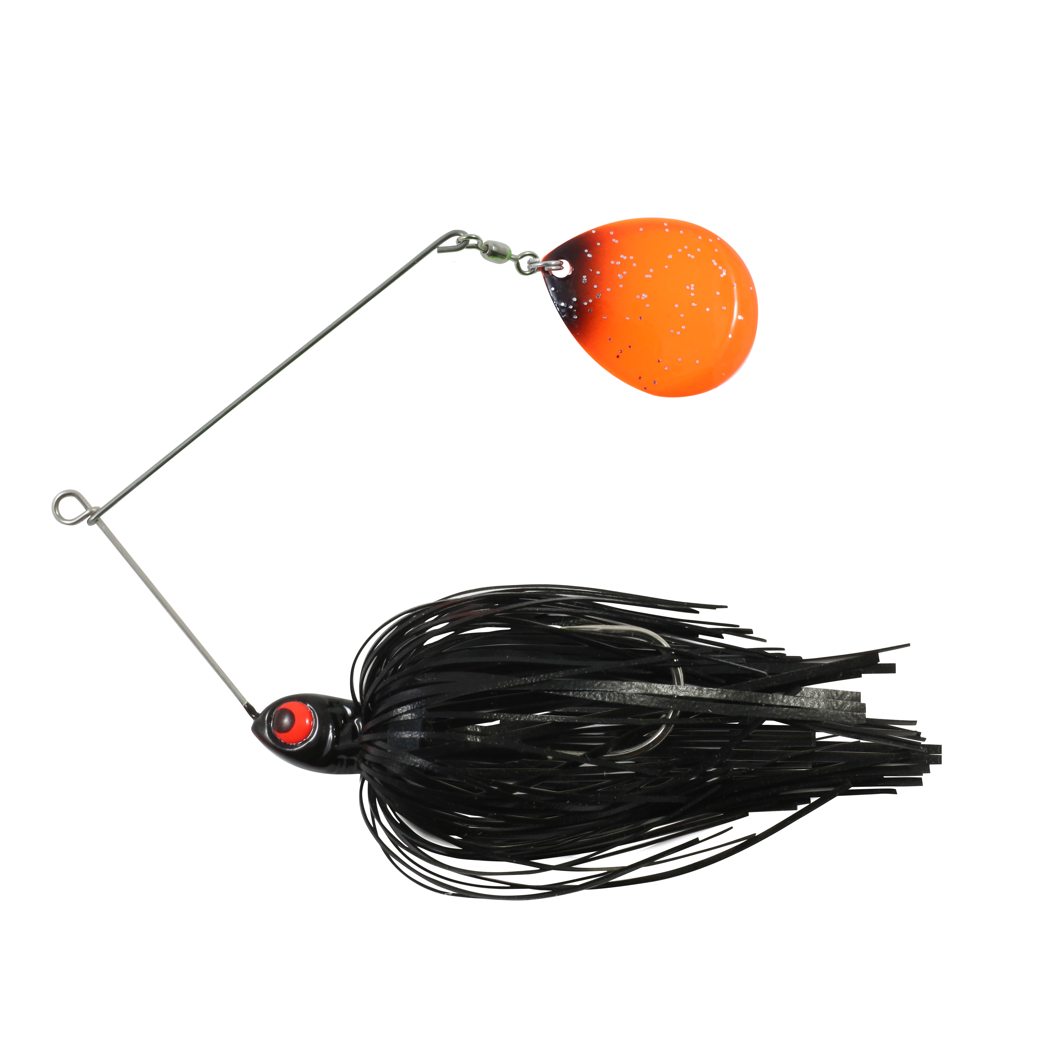 Northland Reed-Runner Single Spin, 4", 1/4 oz, #3/0 Hk, 1/Pk, Blackbird
