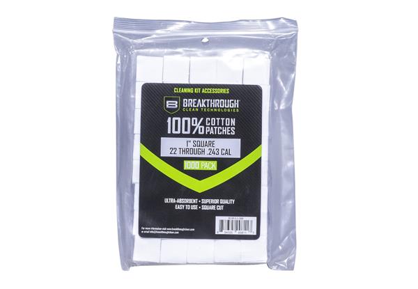Allen BCT Square Cotton Patches 1" x 1" 1000 Pack