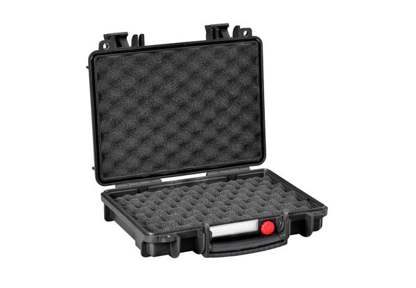 Red by Explorer 12" Slim Double Pistol Case, 2 Trays of Convoluted Foam