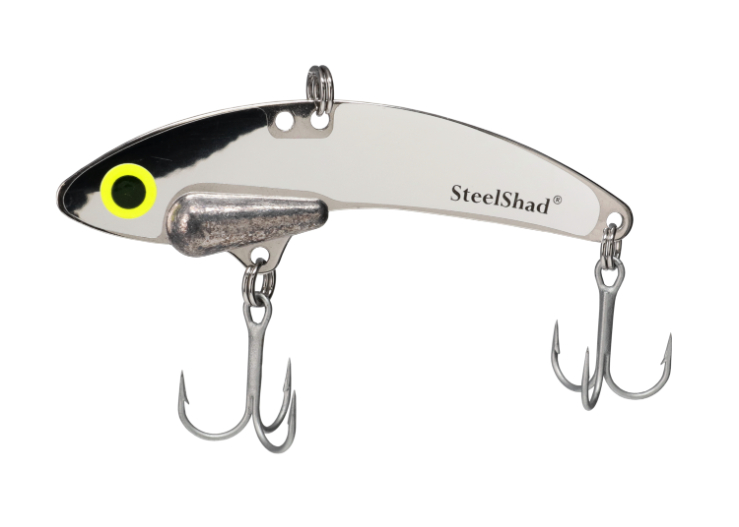 SteelShad Original Series, 3/8oz, 2.75", Silver/Chrome