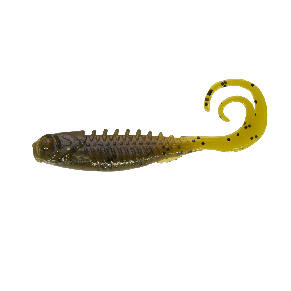 Northland Pan-Candy Grub, 1.75", 5/Pk, Green Pumpkin