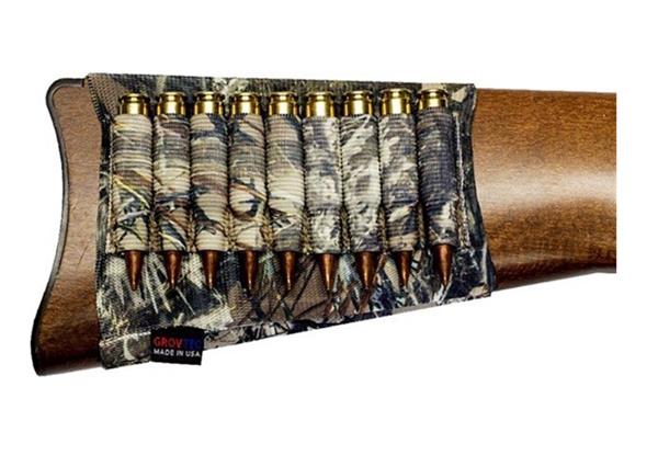 GrovTec Rifle Buttstock Ammo Holder 9 Rounds - TrueTimber Camo