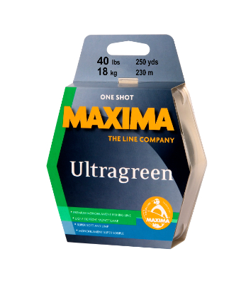 Maxima One Shot Mono Spool Ultragreen 40lb 250yd