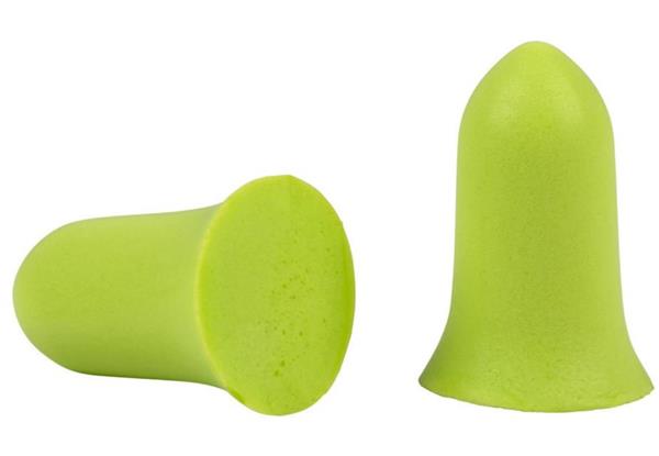 ALLEN ULTRX TAPERED FOAM EAR PLUGS LIME 6 PAIR BLISTER PACK