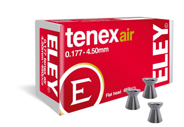 ELEY Tenex 4.50mm 0.177 Cal Flat-Nose Air Pellets
