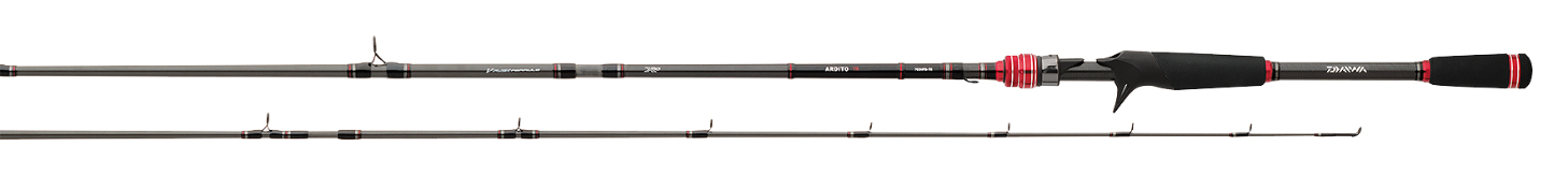 Daiwa Ardito-TR 7' 3pc M, Travel Casting Rod, Fast, 8-17 lb