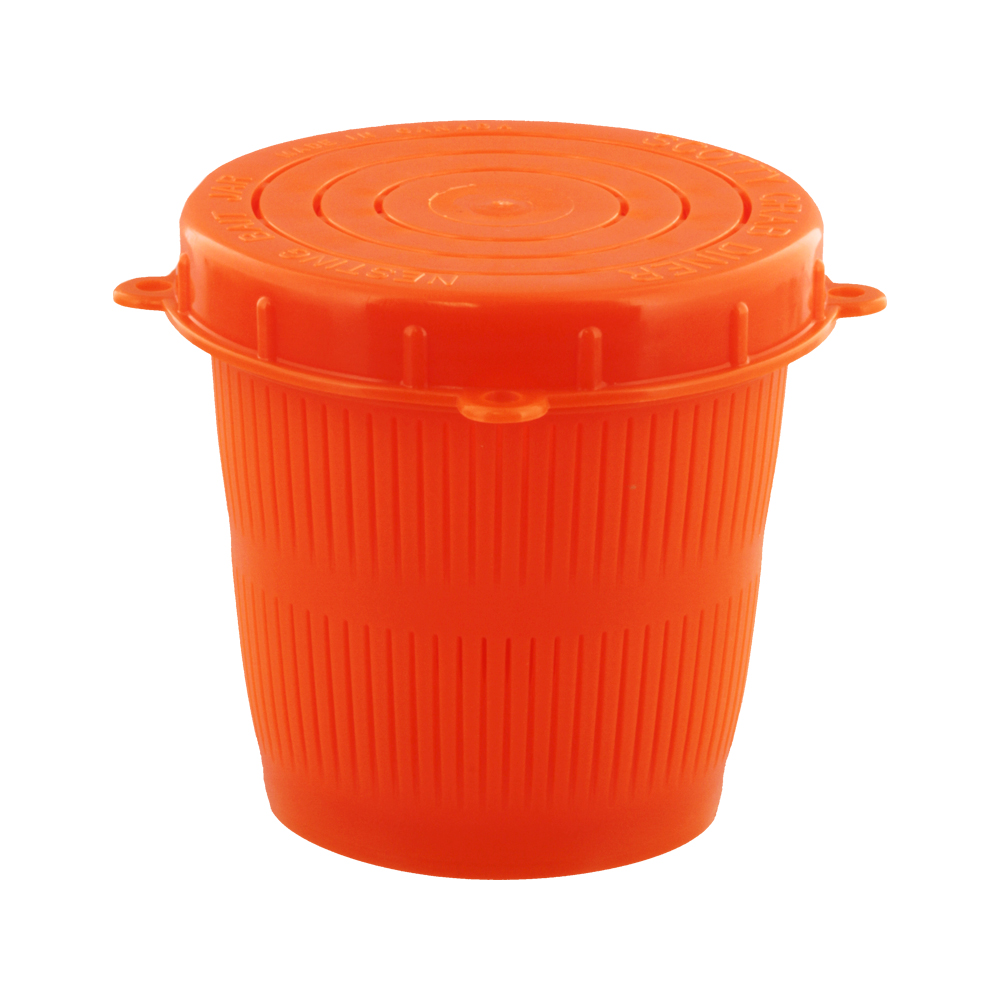 Scotty Crab Diner Bait Jar 1/2Litre, Fluorescent Red