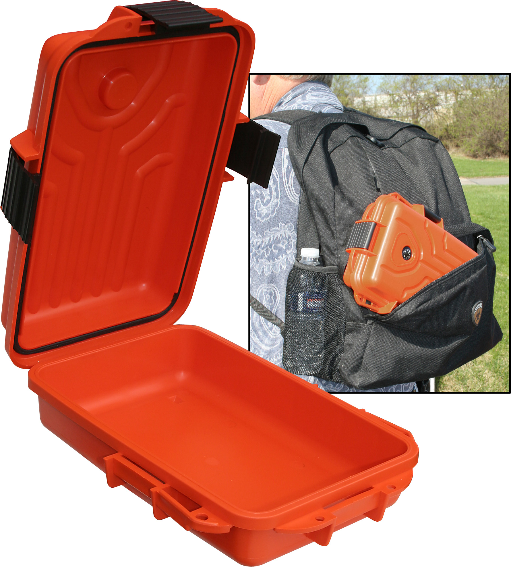MTM Case-Gard Survivor Dry Box - Small - Orange