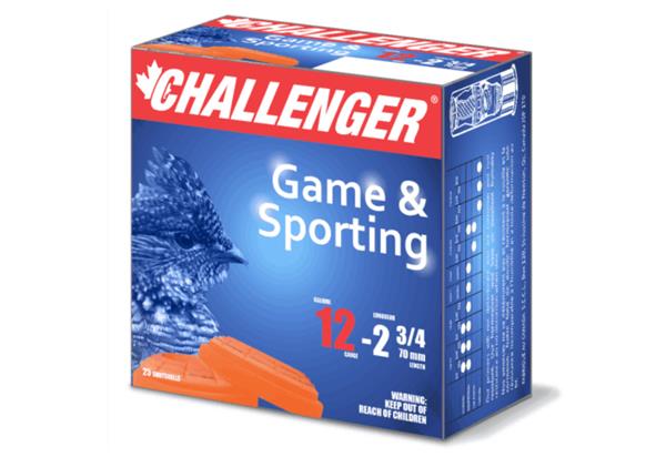 Challenger Shotshells 12 Ga Game & Sporting 1-1/8 oz, 2-3/4" #2