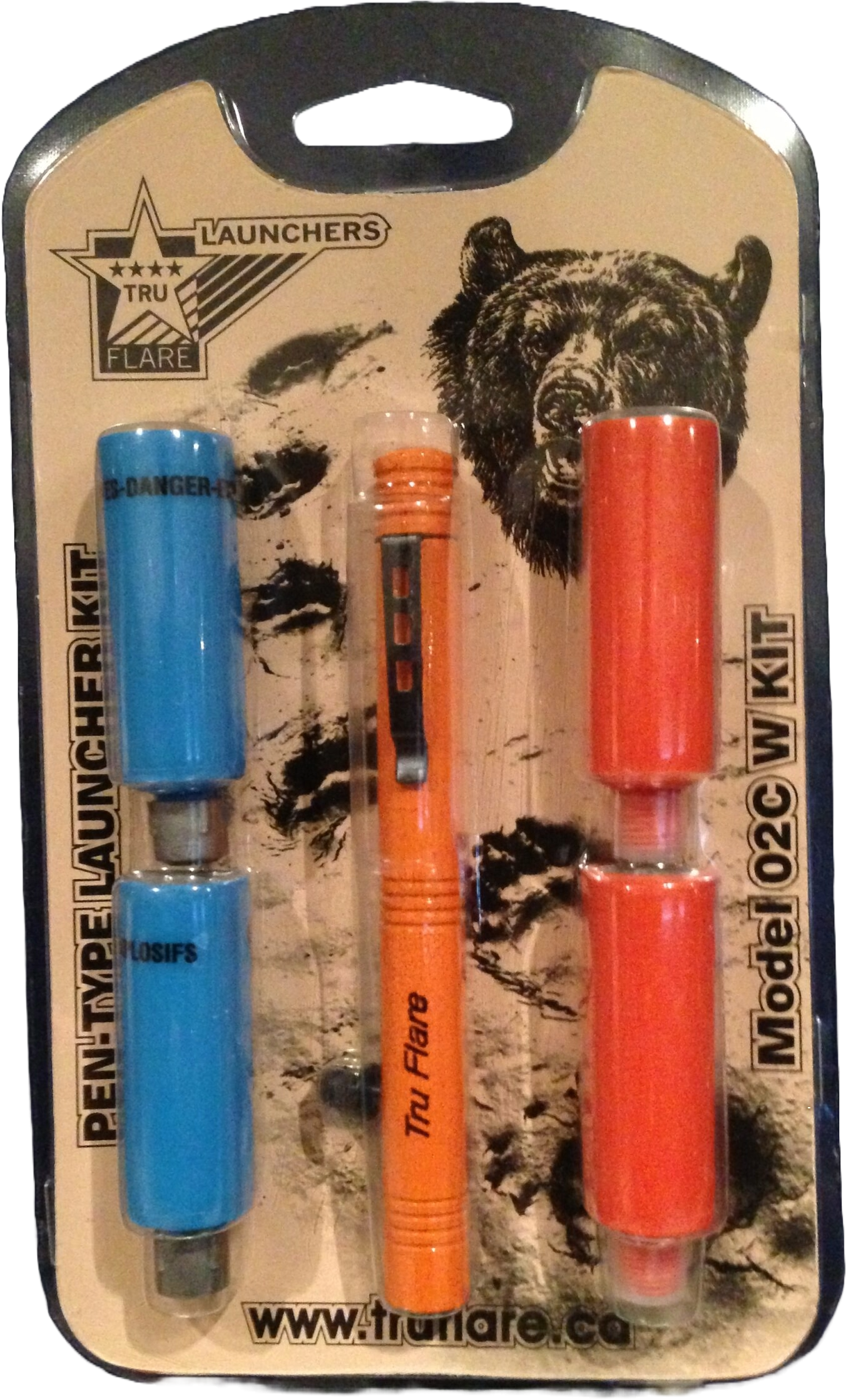 TruFlare Pen Launcher Kit with 2 Whistles & 2 Bear Bangers