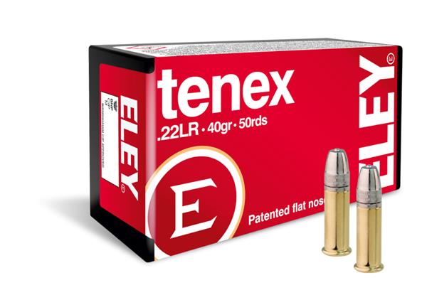 ELEY Tenex EPS 22 LR 40 Gr Flat-Nose Ammunition
