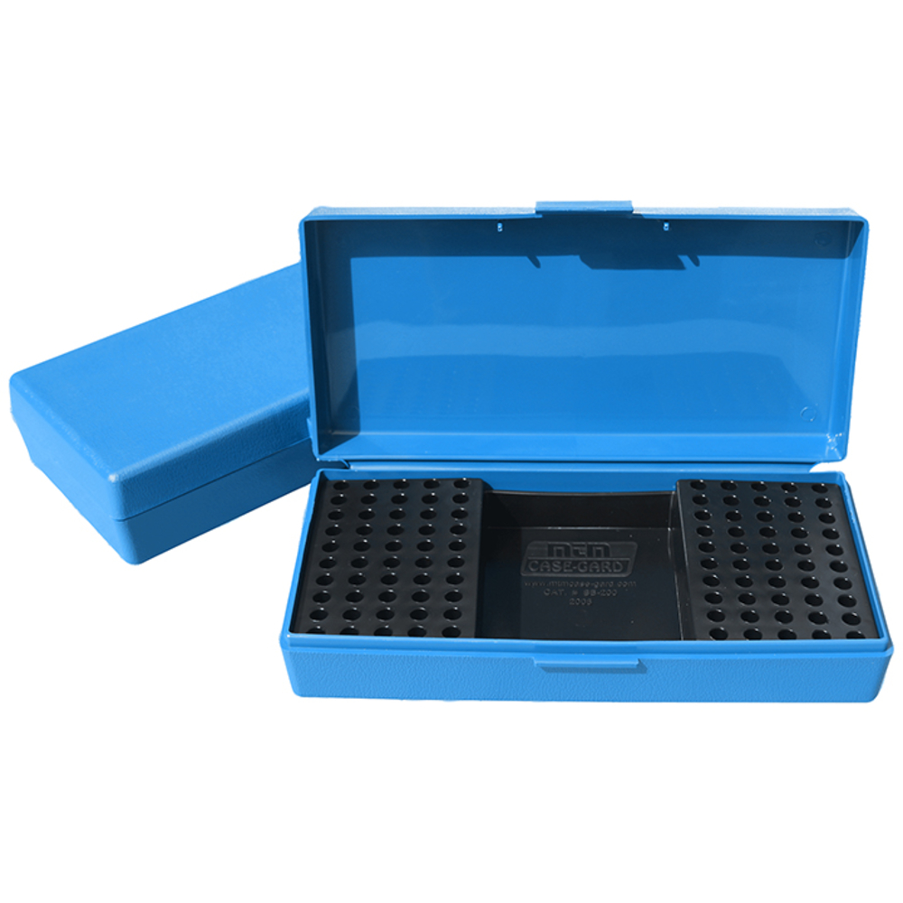 MTM Case-Gard Ammo Box 100 Rnd 22 LR Rimfire Competition - Blue